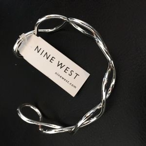 Nine West Infinity Bracelet Silver Adjustable